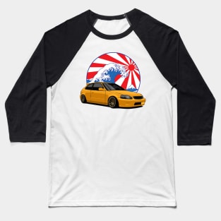 Honda Civic Baseball T-Shirt